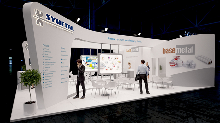 125㎡國外創意展廳設計欣賞