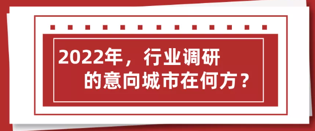 2022年 行業(yè)調(diào)研之意向城市在何方？上海展會搭建公司回答道！